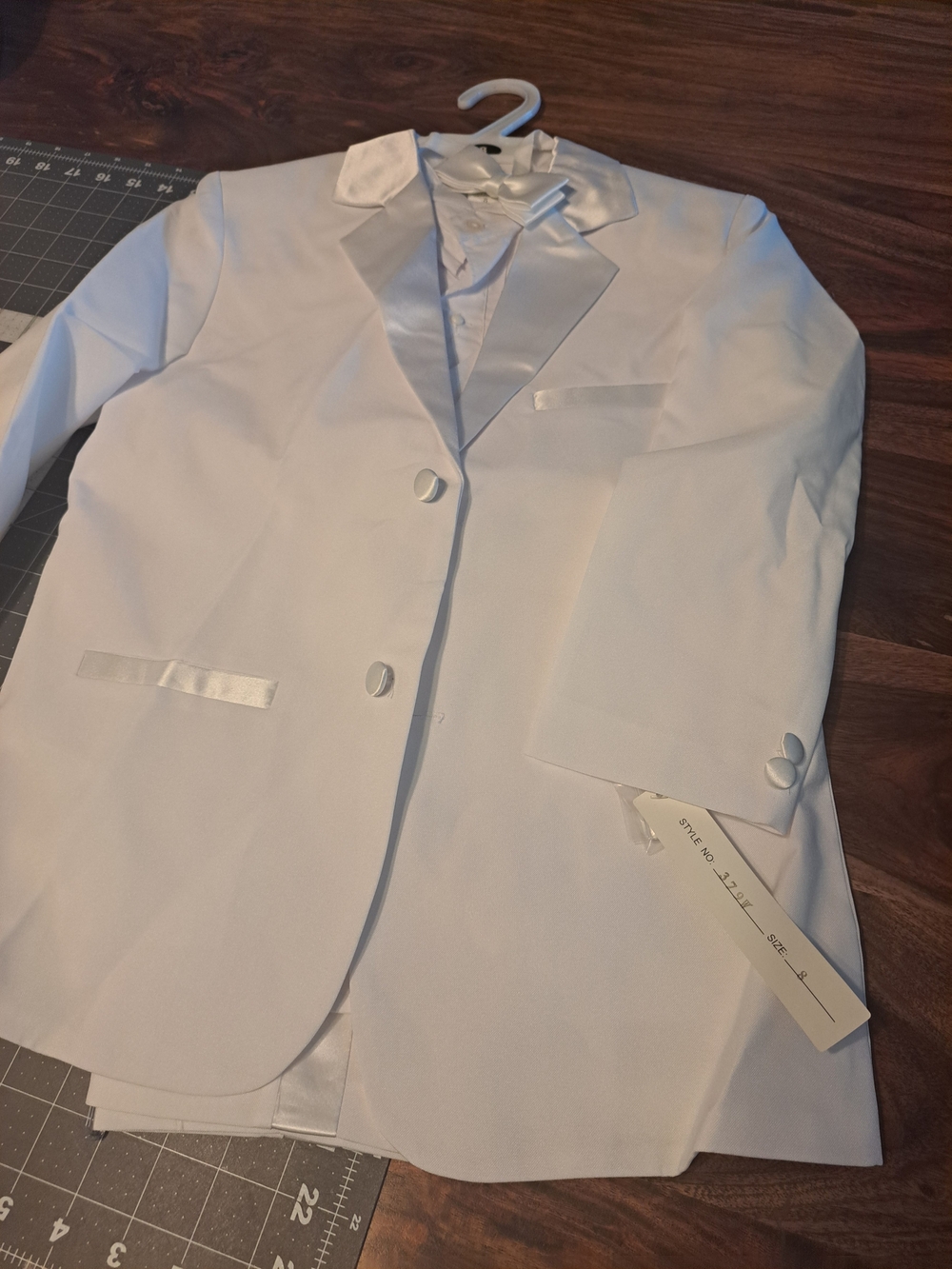 White Kids Suit 5 Piece